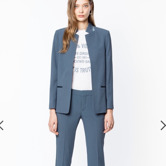 Zadig & Voltaire Jackets & Blazers - MVolly Satin Blazer